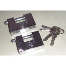 Chrome Plated Rectangular Iron Padlock